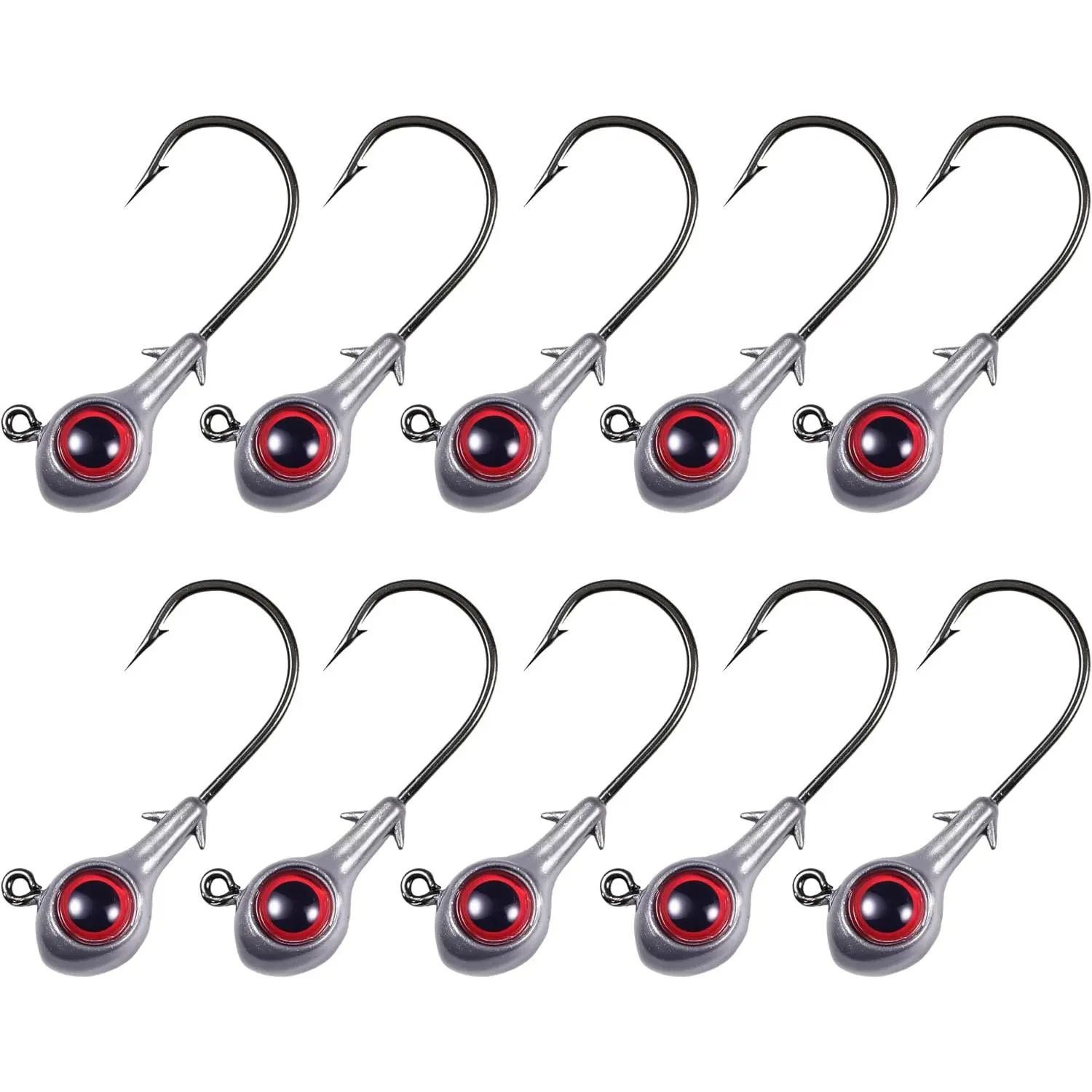 Fishing Jig    Eyes Jigheads Swimbait Jig Heads for Fishing Saltwater Freshwater Bass Trout Walleye Redfish Striper 1/8oz 3/16oz 1/4oz 3/8oz