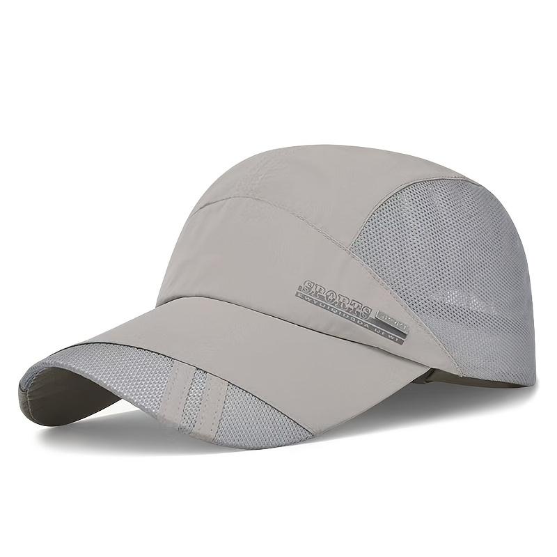 Men's and women's outdoor sports quick-dry baseball cap is suitable for spring and summer running, sports, and mountaineering sun protection