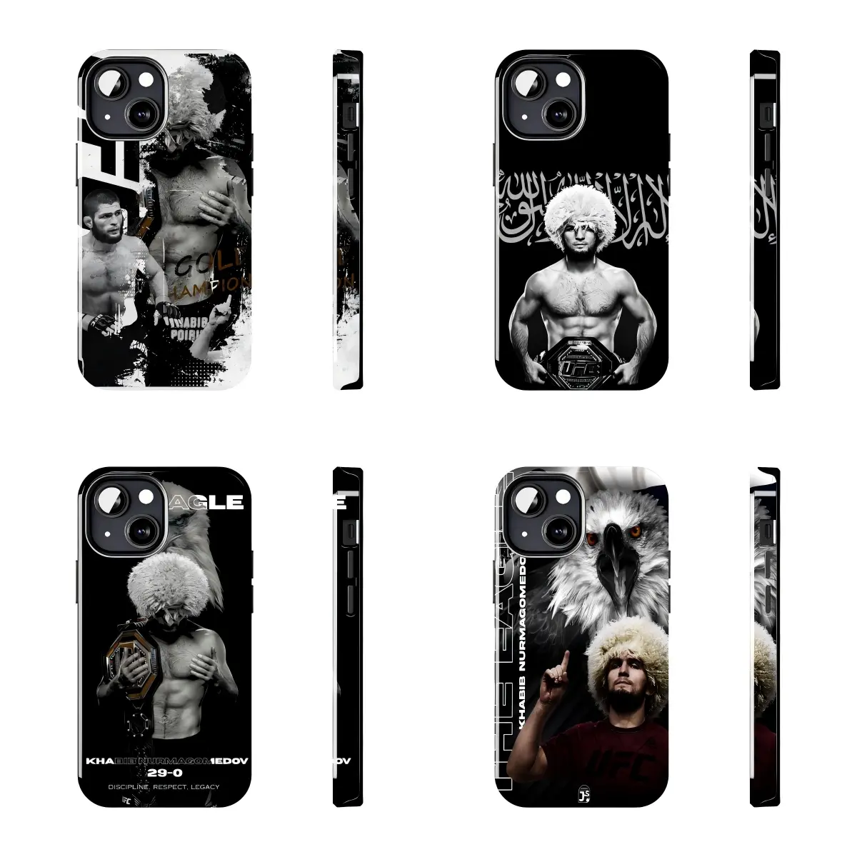 Khabib Nurmagomedov Champion Edition Phone Case – Shock-Resistant Protective Cover; Compatible with iPhone 11–17 Pro Max/Plus Series and Samsung Galaxy S23–S25 Series.