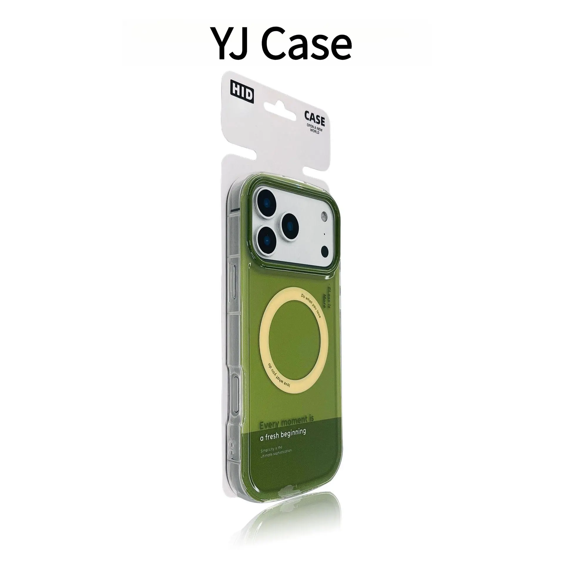 Oval Color-Blocking Hard PC Phone Case - Customized, Colored, Trendy High-End Innovative Protective Cover for Adult iPhone Series (17 Pro Max, 16 Pro Max, 15)