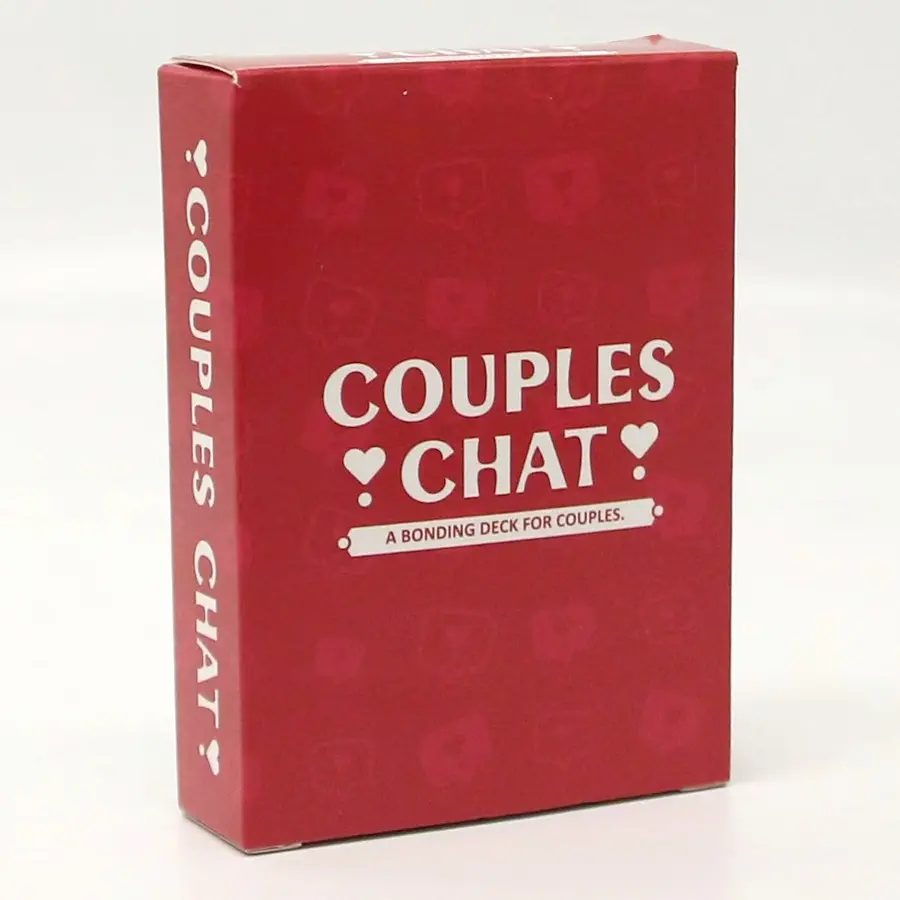Couples Chat Conversation Cards Game, Romantic Bonding Question Deck, Fun Date Night Activity, Perfect Gift for Anniversaries and Valentines, Relationship, Excitement