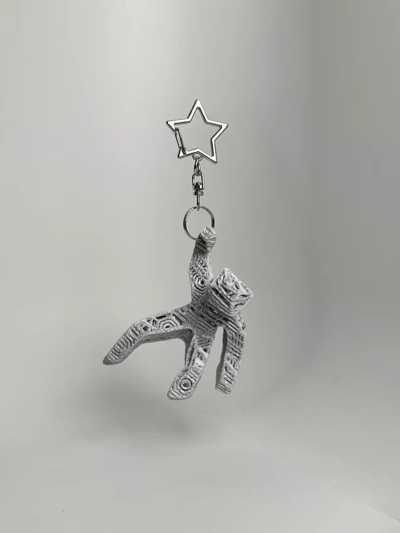 1pc 3D Printed Xenon Rock Figure, Project Hail Mary Grace Sculpture Keychain Pendant, Gift for Movie Lovers, Die-Hard Fans and Birthday Present, Multiple Color Options