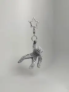 1pc 3D Printed Xenon Rock Figure - Project Hail Mary Grace Sculpture Optional Keychain, Project Hail Mary Grace Sculpture Keychain Pendant, A Gift For Movie Lovers, Die-hard Fans, Or A Birthday Present.