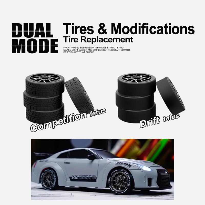 1:24 Remote Control Drift Car, 1 Box 2.4G 4WD Remote Control Car with Light & Tires, Perfect Birthday Gift for Kids, Drift Rc Car 1:24 Remote Control Drift Car, 1 Box 2.4G 4WD Remote Control Car with Light & Tires, Perfect Birthday Gift for Kids, Drift Rc Car