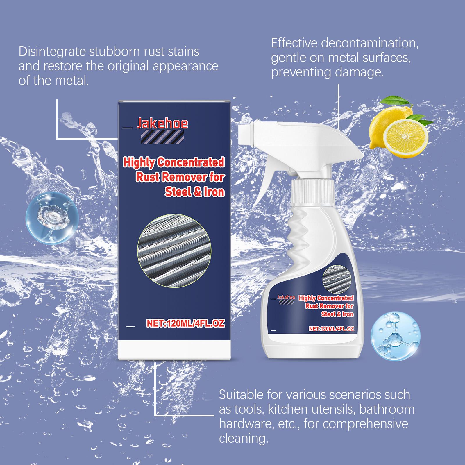 Jakehoe Steel Rust Remover, Bolt Screws Metal Rust Cleaner Rust Remover Household Rust Remover