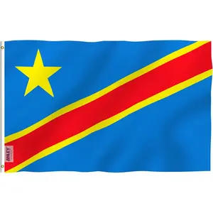 Democratic Republic of the Congo Patriotic Flag, Durable Banner for Yard, Home & Events