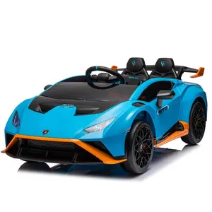 24V Licensed Lamborghini Huracan Ride-On Car for Kids 3-8 | 360° Drift, Parent Remote & Bluetooth | Ultimate Toy Car