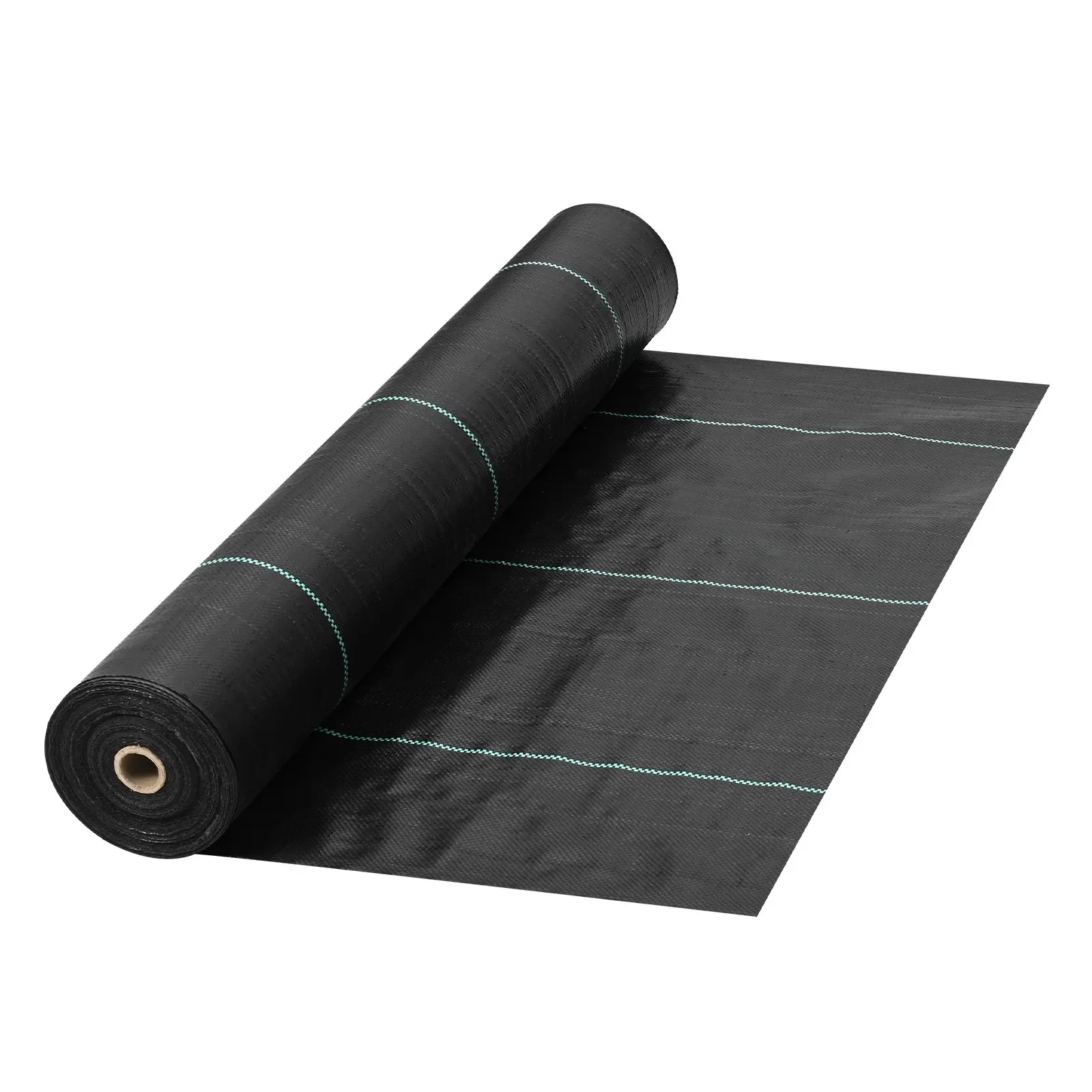 【Black Friday】VEVOR Heavy Duty Woven Geotex Roll Mat, 5.8oz Polypropylene Dual-Layer Landscape Fabric, 4x300ft Geotextile for Landscape Use, Outdoor Garden Soil Erosion & Grass Control, Black