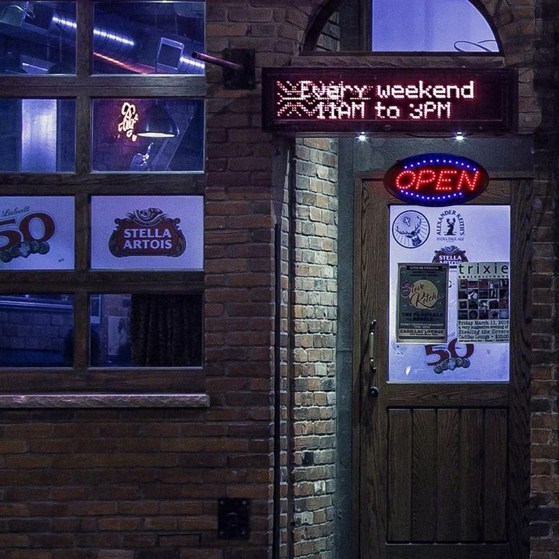 Vibrant LED Neon Open Sign with Flashing & Steady Lights - Perfect for Business Visibility