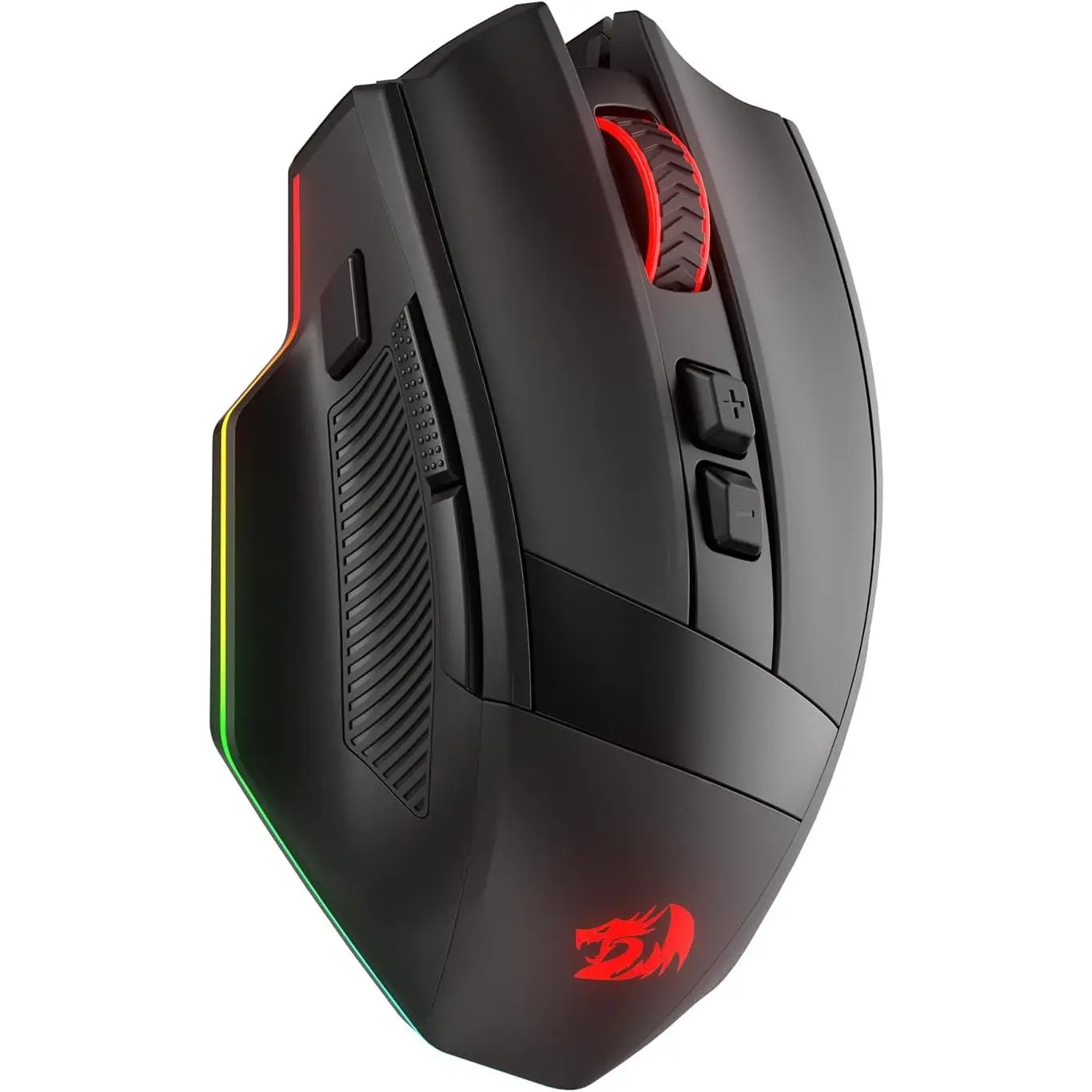 Redragon M923 3-Mode RGB Gaming Mouse - Optical Ergonomic Gamer Mouse with 24,000 Max DPI, SG8960 Pro Precision Sensor, 8 Macro Buttons, Software Support