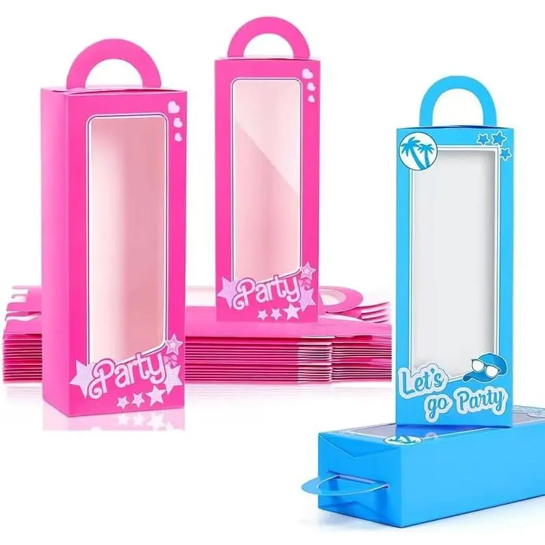 12 count +Blue Party Favor Boxes Blue Doll  Boxes Bachelorette Birthday Party Decoration Goodie Bag Candy Boxes for Girls and boys Birthday Party  Birthday Bridal Shower Supplies