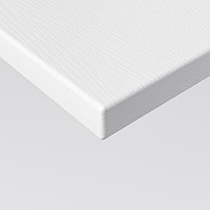 16’’White Floating Shelves for Wall Set of 4,Rustic Wood Shelf for Room Decor/Storage/Display,Small Bookshelf,Wall Mounted Hanging Shelves for Bedroom, Bathroom, Living Room, Kitchen