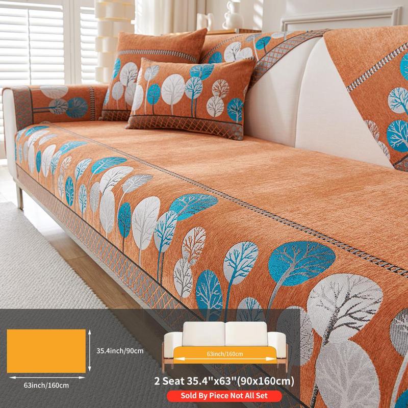 Bohemian Style Sofa Cover, 1 Count Colorful Non-slip Slipcover, Soft Sofa Protector for Home Living Room Hotel Decor, Sofa Couch Covers