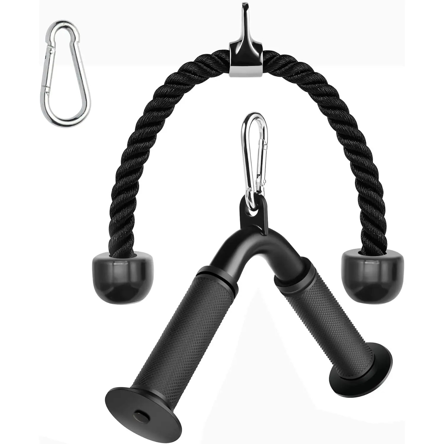 Tricep Pull Down Attachment,Bigger V Bar Attachment LAT Pulldown Attachments  Machine Accessories with Upgrated Grip for  Gym Equipment