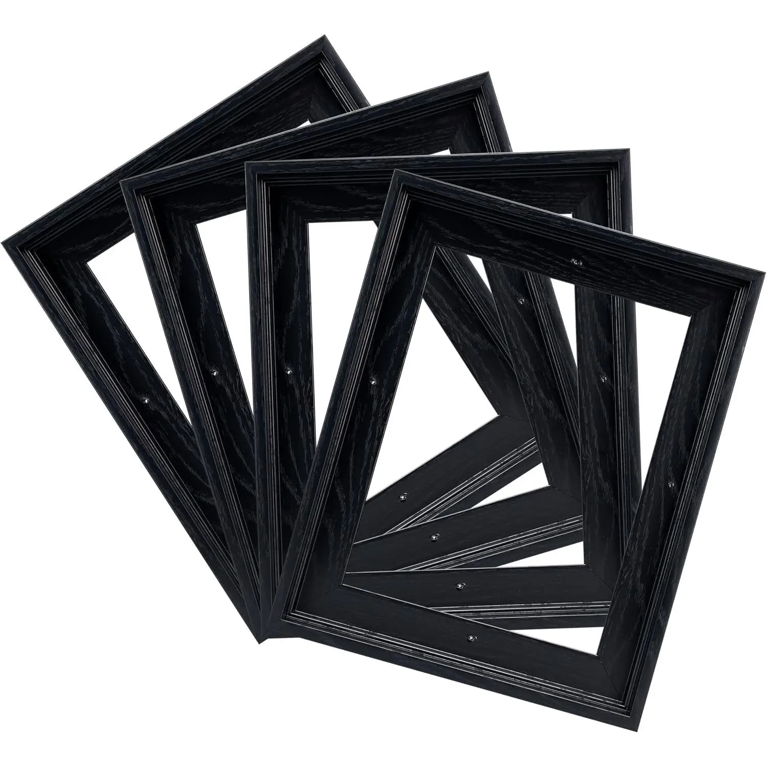 4Pack Canvas Floater Frame,Canvas Floating Frame for Canvas Art 0.6"-0.9" Deep,Floater Frames for Canvas Paintings,Frame for Canvas Paintings,Frames for Canvas Art(11"x14",Black)