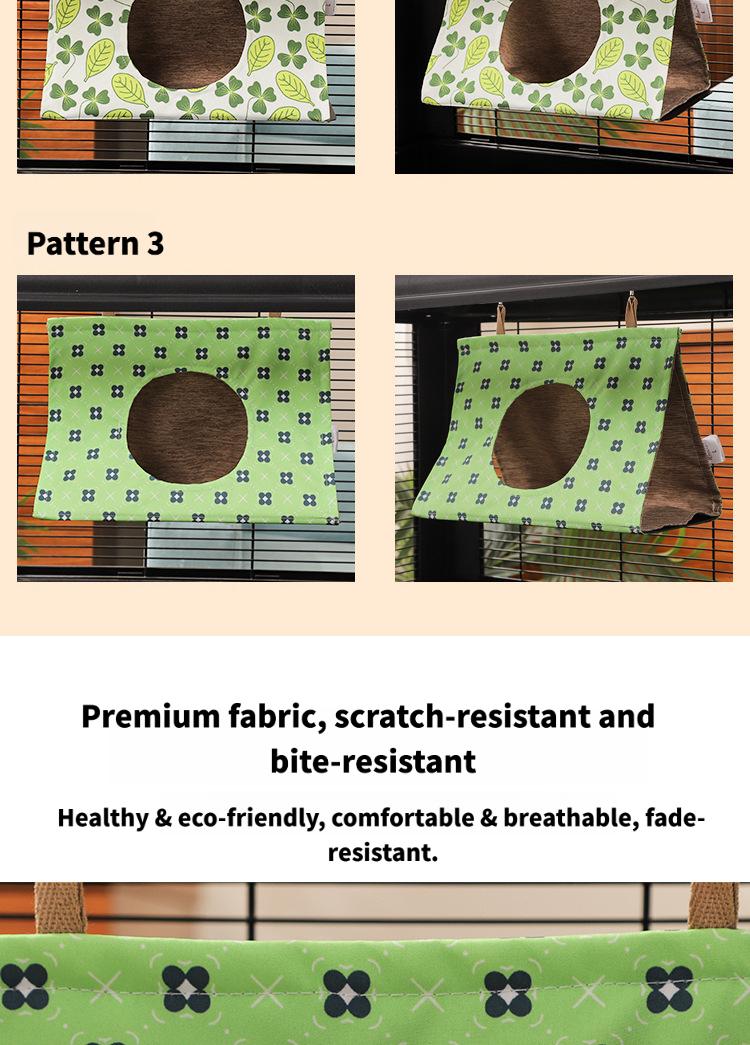 Summer Cooling Bird Nest for Parrots, Mynas, Sugar Gliders – Breathable & Cool, Scratch & Bite Resistant, Available in Multiple Colors