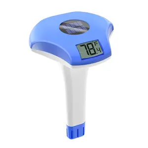 Solar Digital Pool & Spa Thermometer, Weather Resistant Floating Thermometer, IPX-8 Water Proof, 10s Measuring Cycle, Solar Powered with Over 180 Days Battery Life