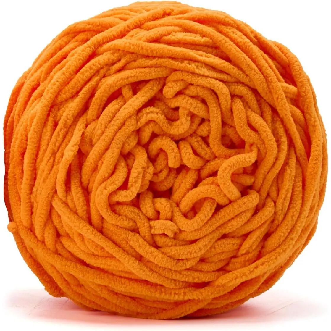 Chunky Chenille Yarn for Blankets, Crochet and Knitted #6 Super Chunky(6.5 oz,120 Yards)
