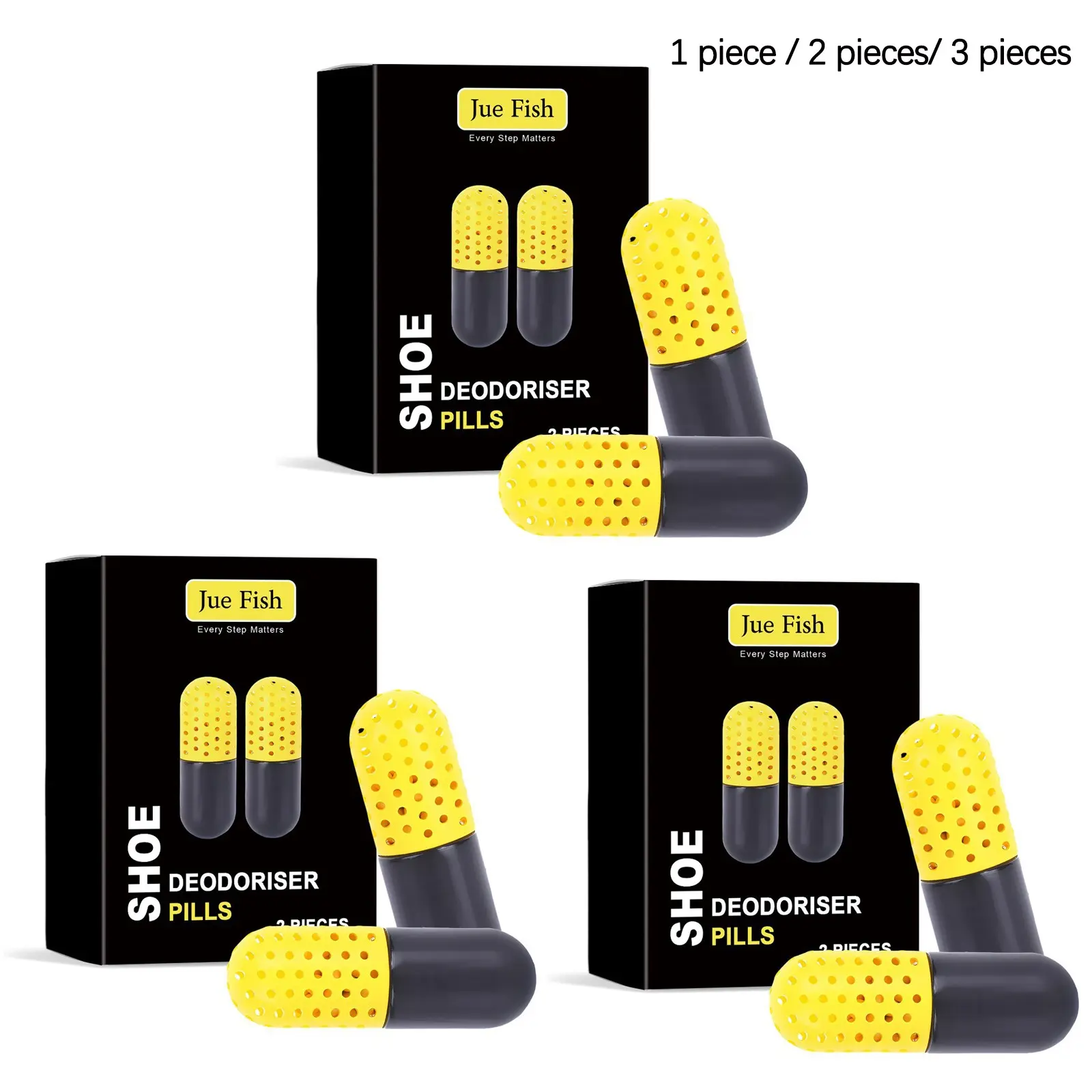 Shoe Deodorizing Capsules (2 Pieces), Daily Convenient Shoe Odor Removal, Natural Fresh Scent, Long-Lasting Air Freshener