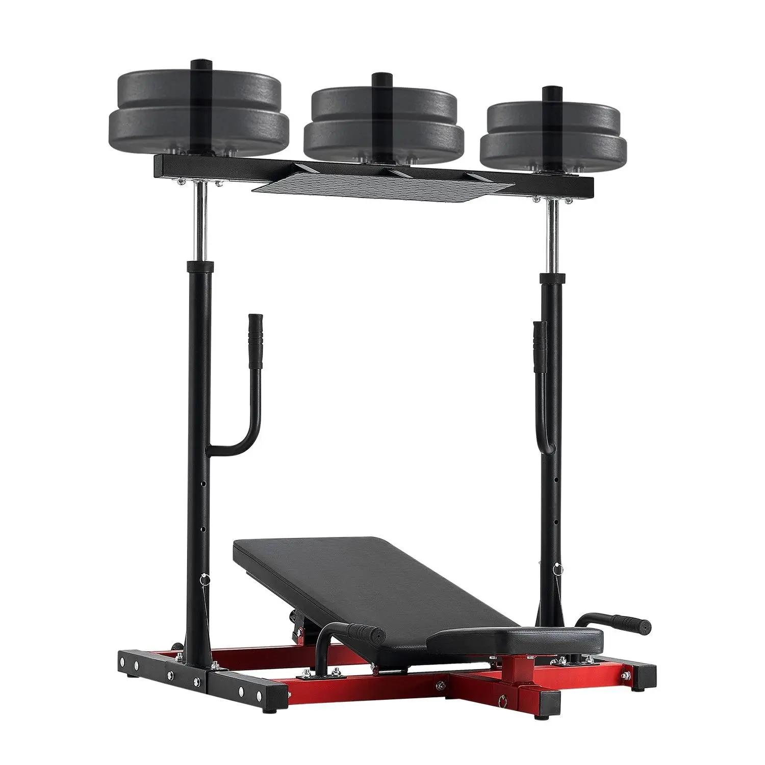 Vertical Leg Press Machine, Lower Body Special Home Gym Machine, Carbon Steel Leg Press Exercise Training Equipment, Adjustable Leg Strength Workout for High-Intensity Presses, 550 lbs Capacity