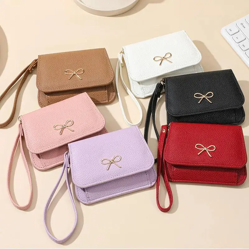 2026 Women’s Genuine Cow Leather RFID Blocking Wristlet Wallet, Slim Lightweight Clutch with Card Slots, Coin Pocket & Key Ring, Minimalist Daily Use Wallet & Gift Idea