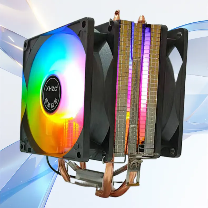 9CM Copper Pipe Tower CPU Cooler, Super Silent Fan, Temp Control Air Cooler Compatible With LGA 1700 Desktop Computer Processors