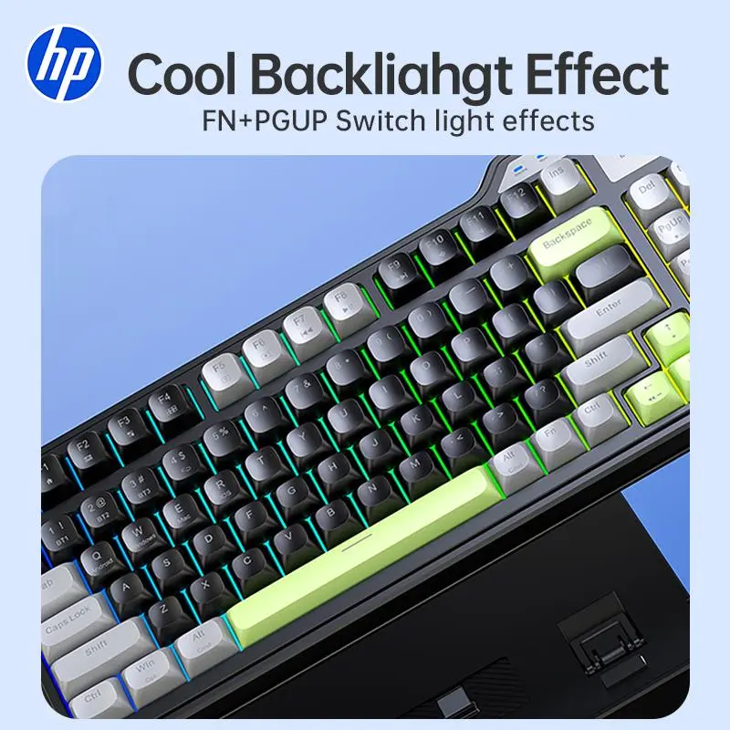 HP K360 Wireless Tri-mode Mechanical Tactile Feedback Keyboard, 99