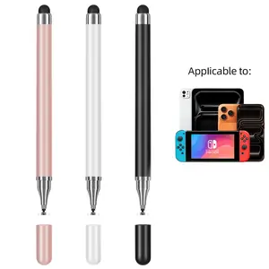 3-Pack Tablets Stylus Pen for All Touchscreens with Precision Disc Tip, 2-in-1 Universal Stylus for Nintendo Switch, Compatible with Android and Phones– Perfect for Writing, Drawing, and Note-Taking  paperless