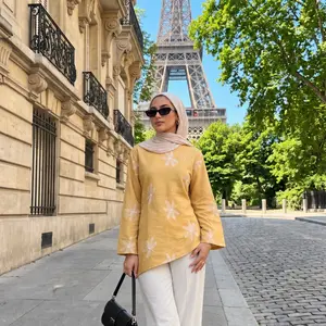 Elegant Casual Fashion Abaya Modest Top For Muslim, Islamic Modesty Clothes, Versatile Party Wear, Home, Perfect for Various Occasions, Stylish and Comfortable