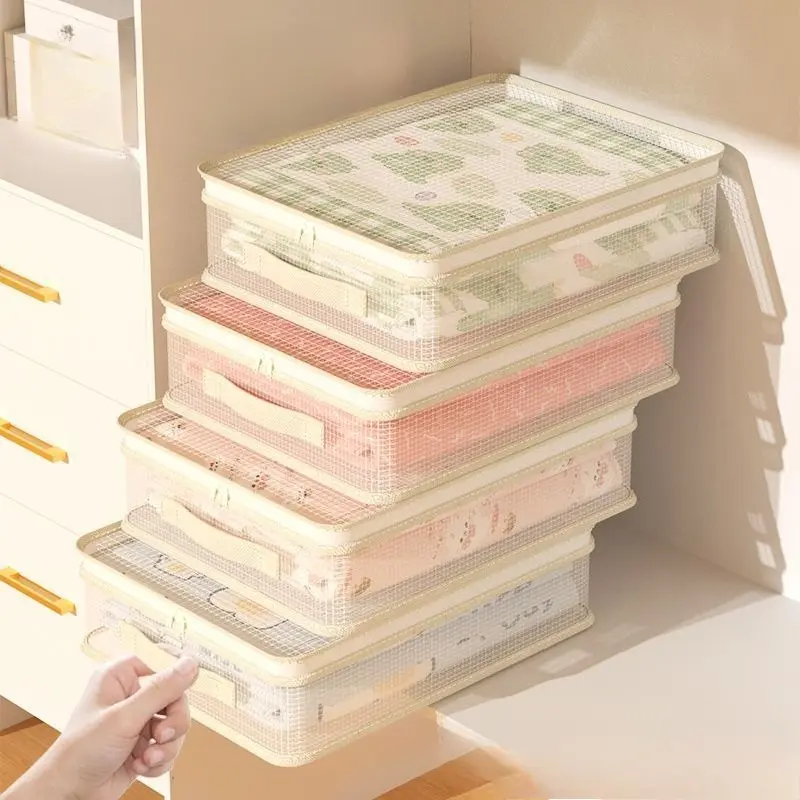 9pcs Quilt Storage Bag Set, Clothing Storage Box, Suitable for Various Storage Needs, Can Be Used to Store Your Clothes, Bedding, Duvets, Bed Sheets, And Is Suitable for Dormitories, Bedrooms, Attics, And Under-Bed Storage