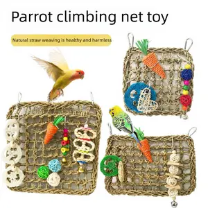 Parrot Supplies, Bird Toys, Climbing Nets, Bird Chew Toys, Woven Grass Hammocks and Swings