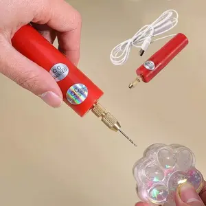 2026 New Mini Electric Drill Set, 0.7-1.2mm Micro Drill Bits, Portable Handheld Drill for Resin & Crystal Jewelry DIY Crafts
