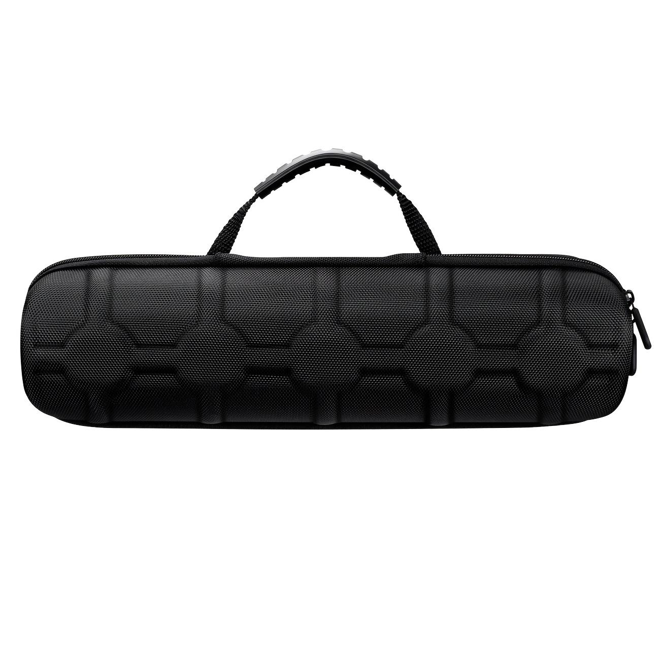 Watch portable storage suitcase with 5 card positions, large-capacity hard case watch storage display box, suitable for men's and women's smart watch storage, with soft foam pillow and handle.