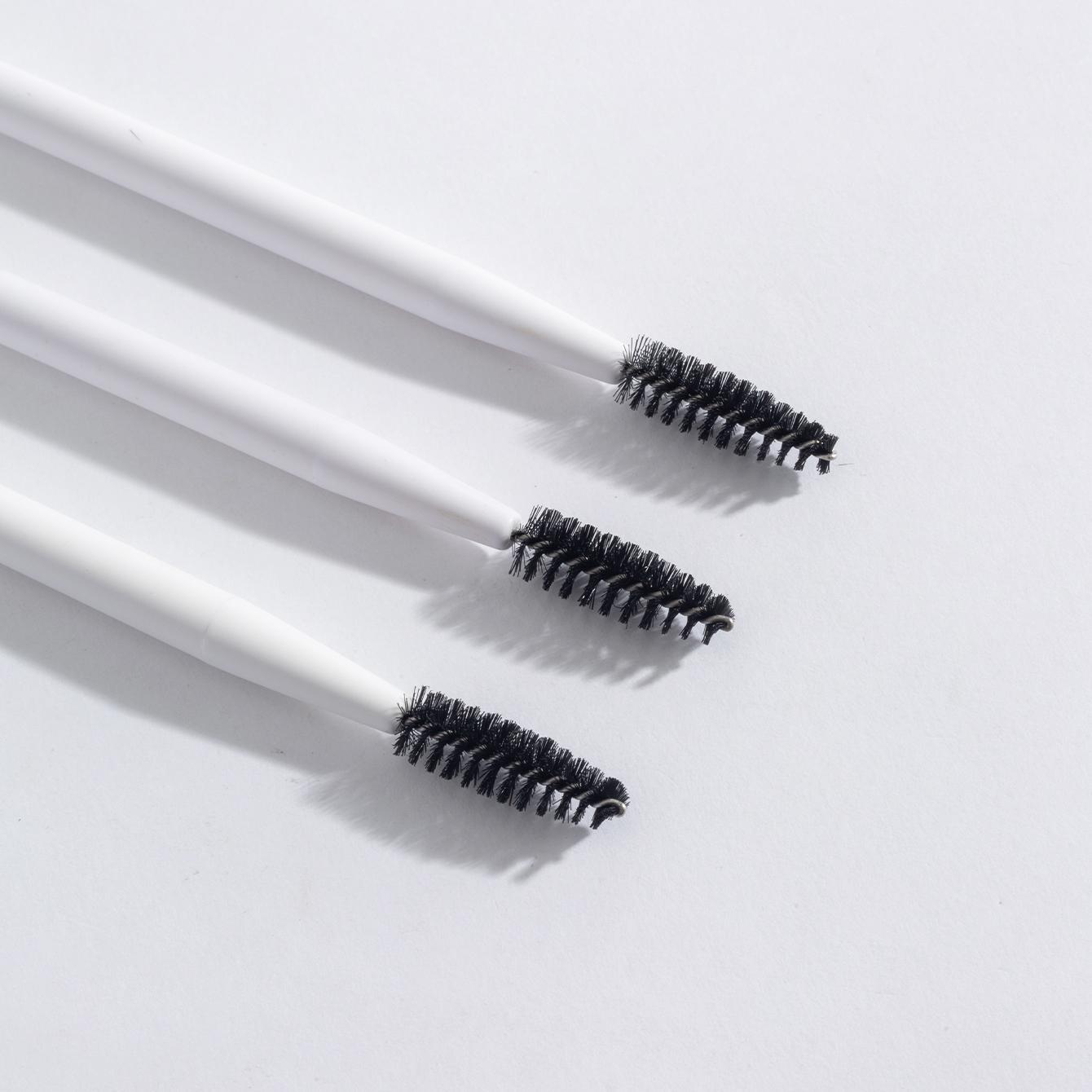 Thin But Stiff Multi-function Dual-ended Eyebrow & Eyelash Brush, 3 Counts Professional Makeup Tools for Women & Girls, Valentine's Day Gift