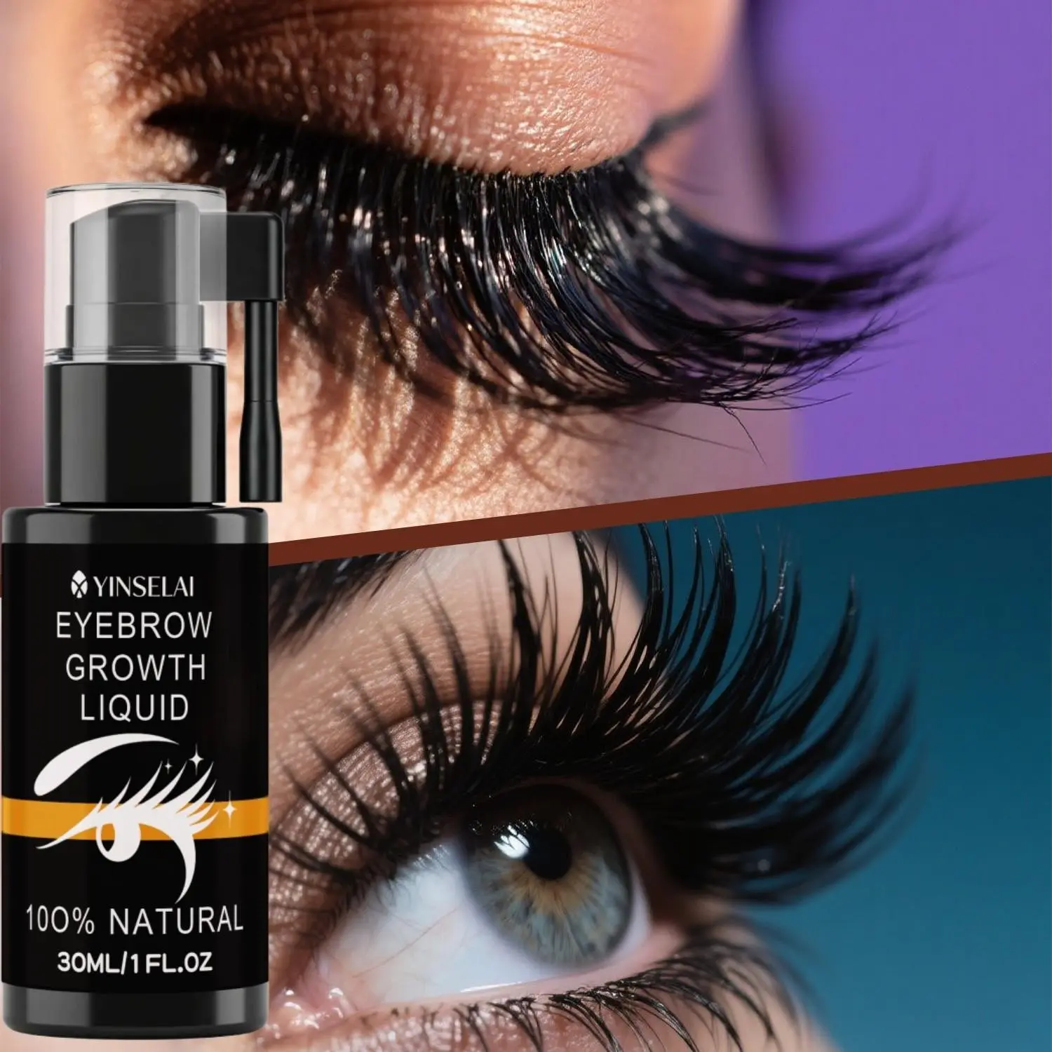 Eyebrow Growth Liquid – Natural Serum for Sparse Brows, Promote Fuller & Thicker Brow Hair, Visible Results 30ml