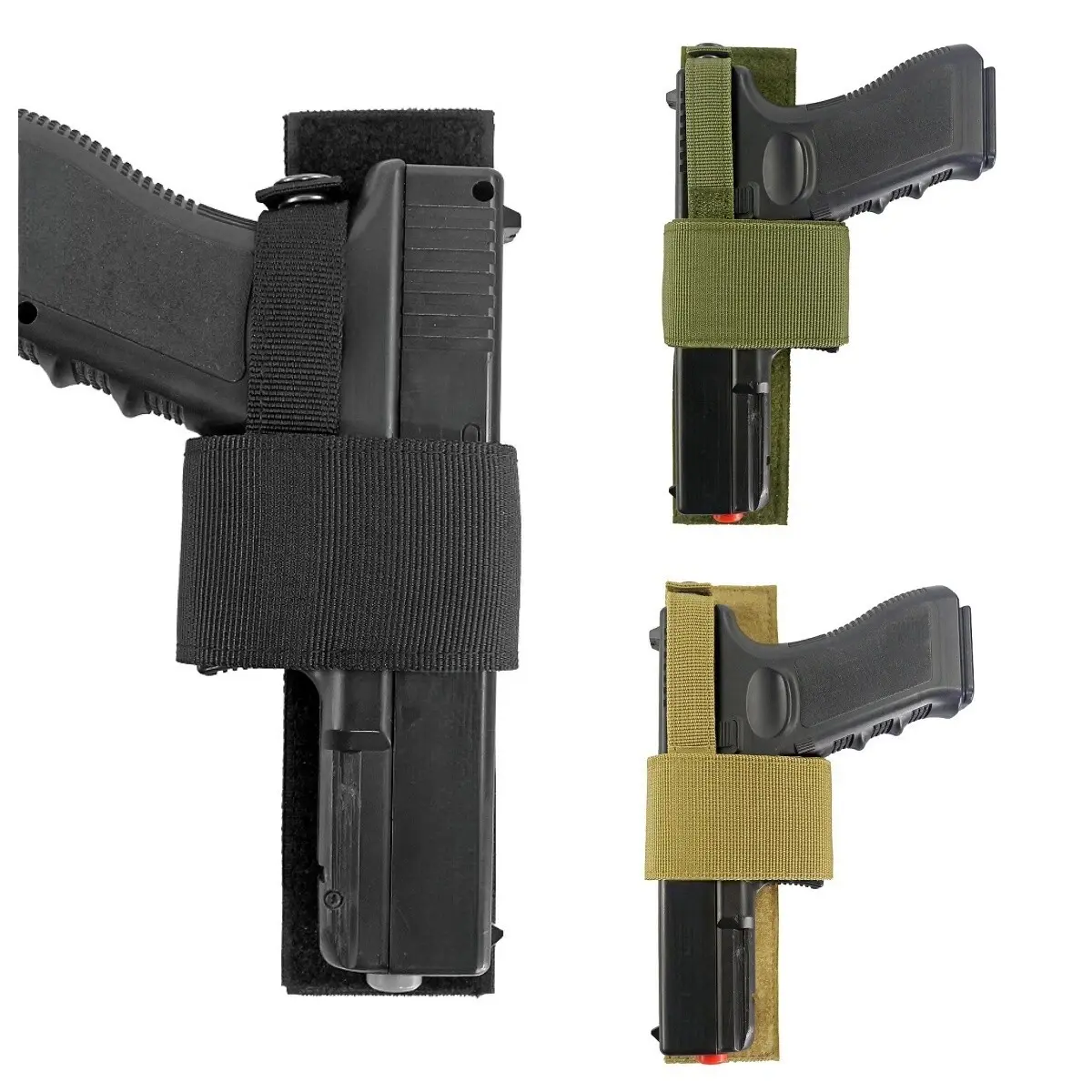 Gun Holster for Concealed Carry Holster for Men and Women Universal Holster Cordura Pistol Holster for Belt Gun Accessory