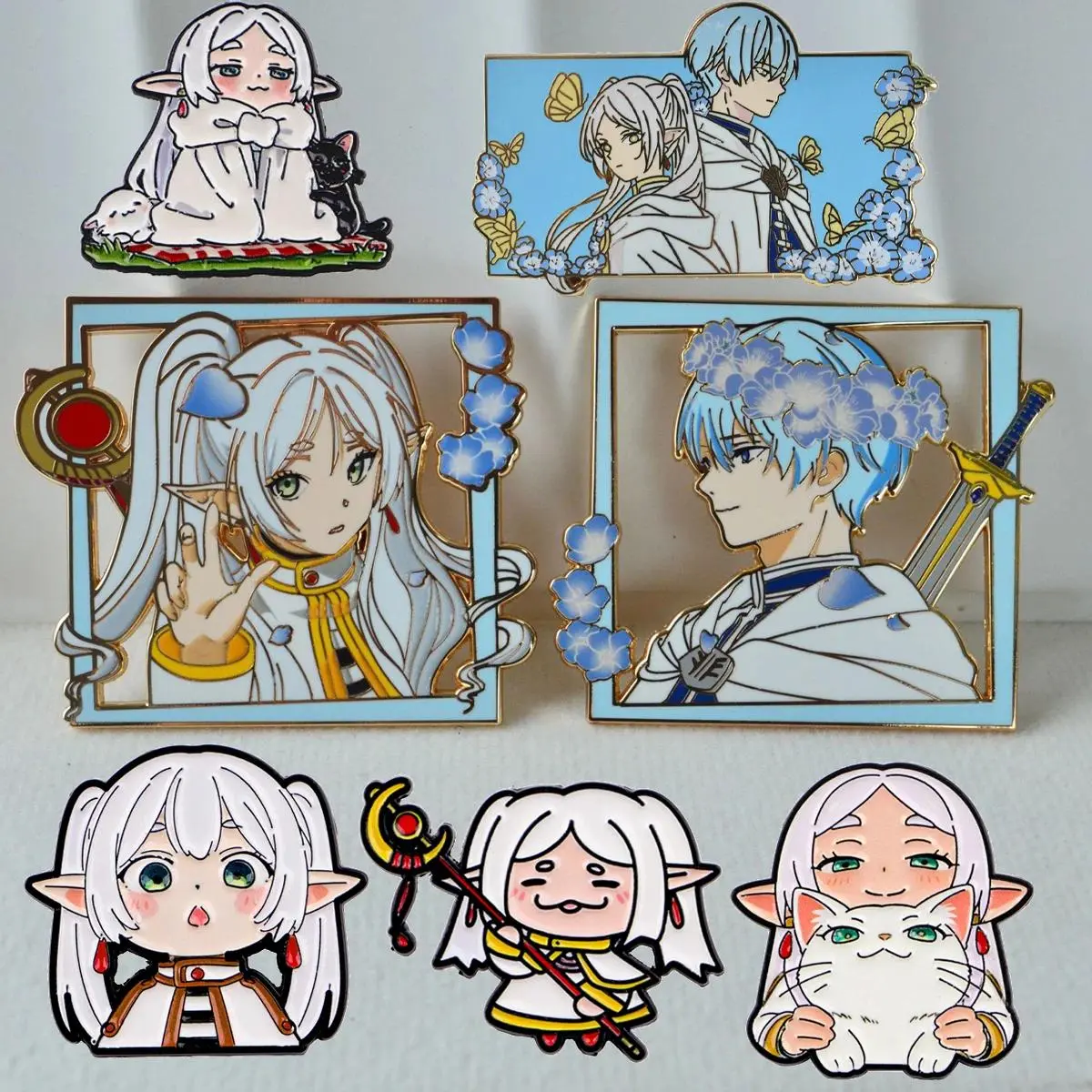 Cute Small Elf Girl Enamel Pins - Unisex Collectible Graphic Brooches, Fashion Jewelry Decoration for Backpack & Clothing, DIY Badge Gifts