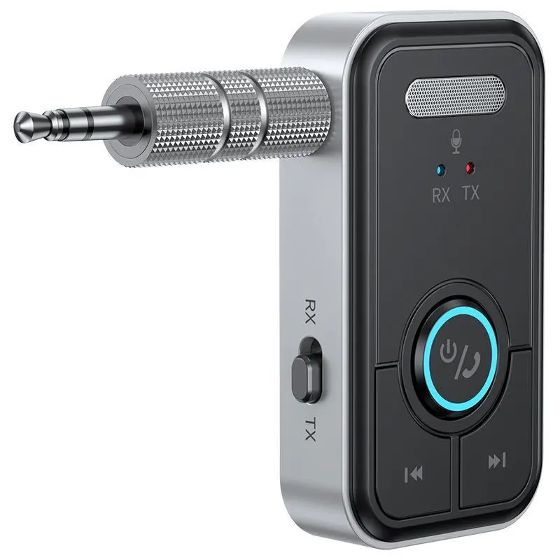 Premium Pro Bluetooth 5.4 Transmitter Receiver | 2-in-1 Wireless Audio Adapter for TV, Airplane, Gym Equipment | Bluetooth Receiver for Car & Home Stereo
