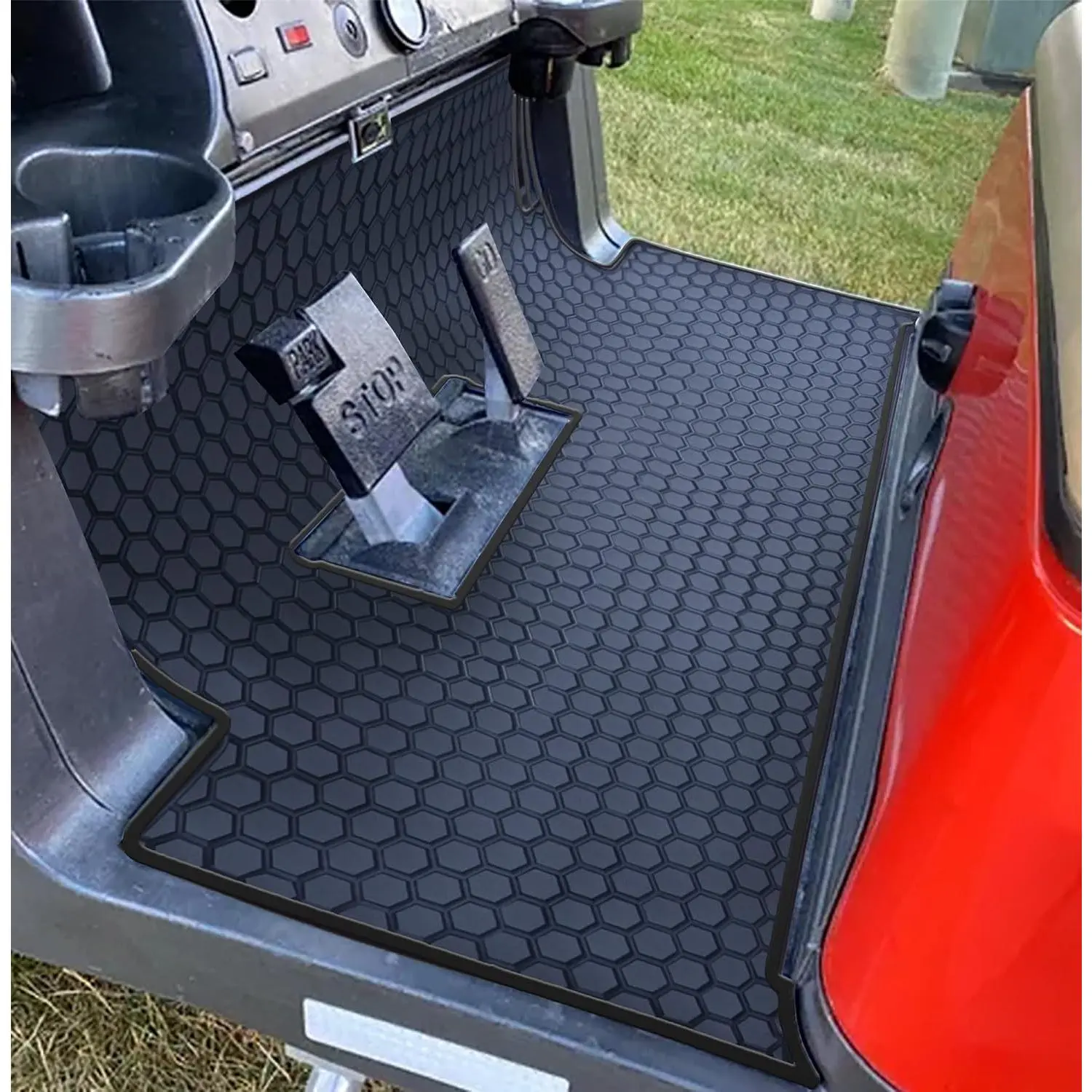 Golf Cart Floor Liner Mat Full Coverage Custom Fit for 2 and 2+2 Club  Models Precedent 2004-UP/Onward & Tempo (2017-UP)/Villager & V4L (2019-UP