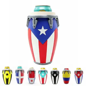 Conga Style Can Holder, 3D Printed 12oz Can Stand, Portable Drink Carrier, Unique Beverage Rack, Perfect for Parties, Festivals and Events