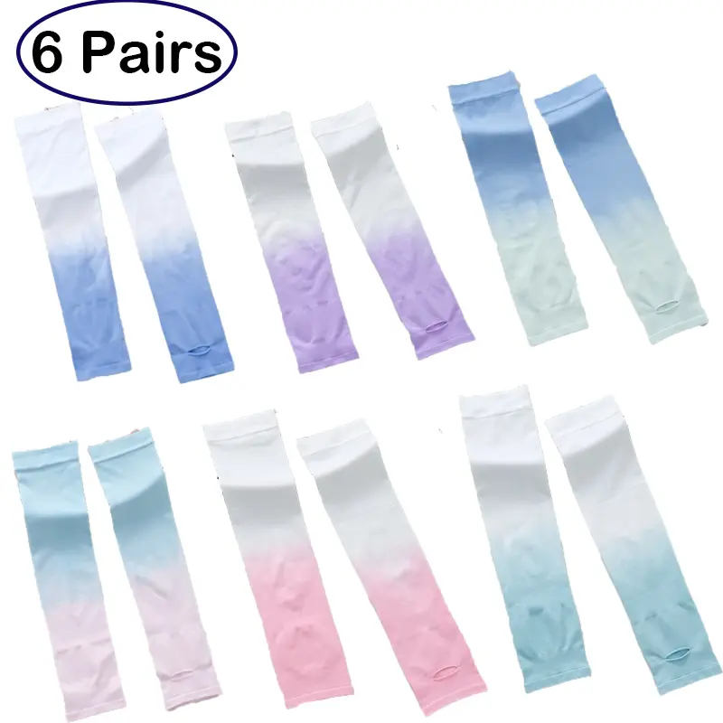 Multi-Purpose Ice Silk Cooling Sleeves – UV Protection for Driving, Cycling & Outdoor Sports