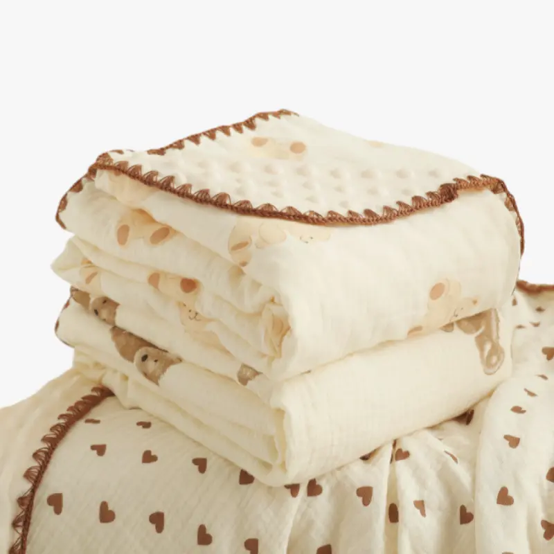 Beans Blanket Class A Spring and Autumn Lightweight Quilt for Kindergarten, Newborn Baby Blanket, Infant Comforting Swaddle Blanket