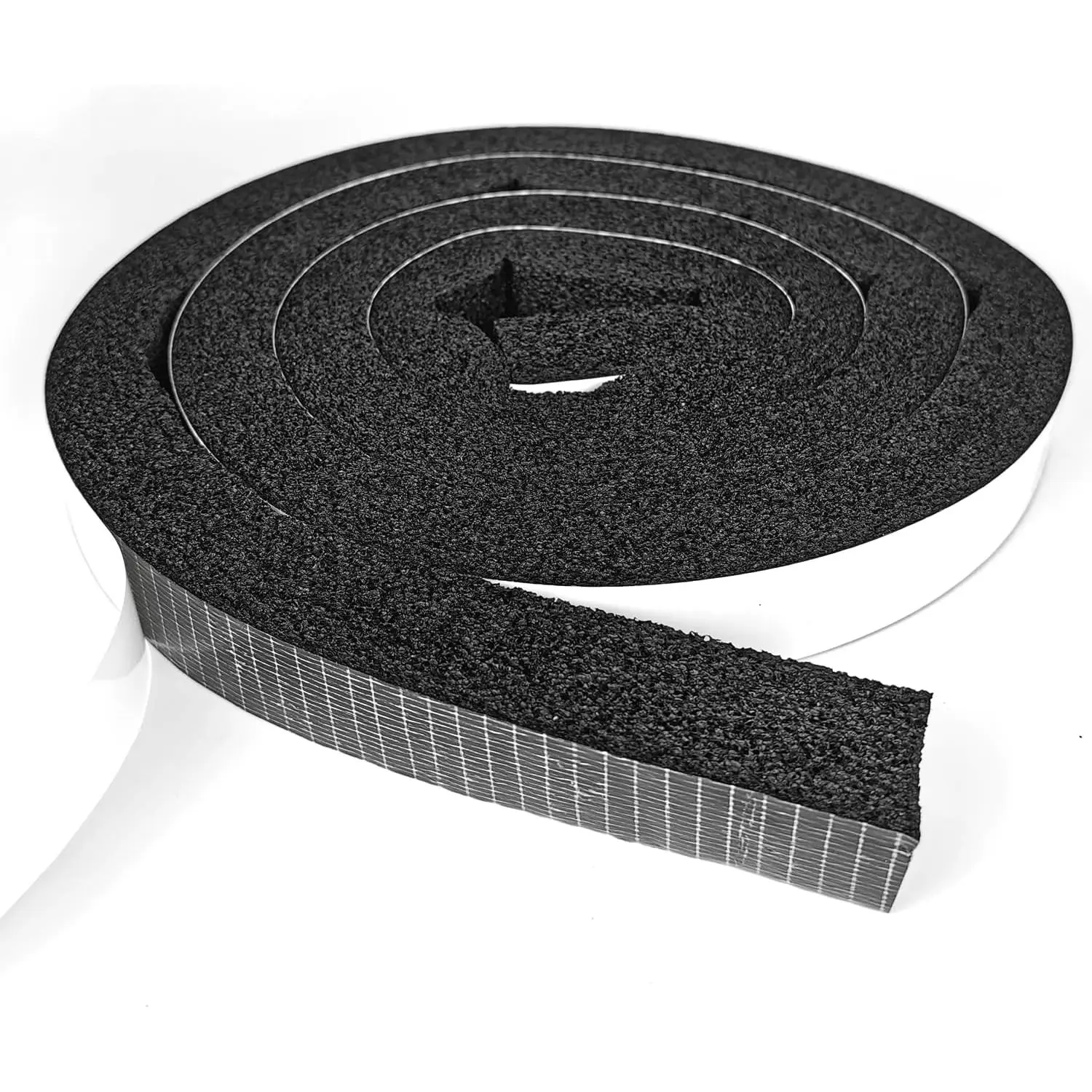 Weather Stripping, Door Seal Strip, 1 in x 1 in x 6.5 Ft |  Adhesive, High Reslilience , Gap Filler, AC Insulation Tape, for Thermal Insulation and Oil Resistant
