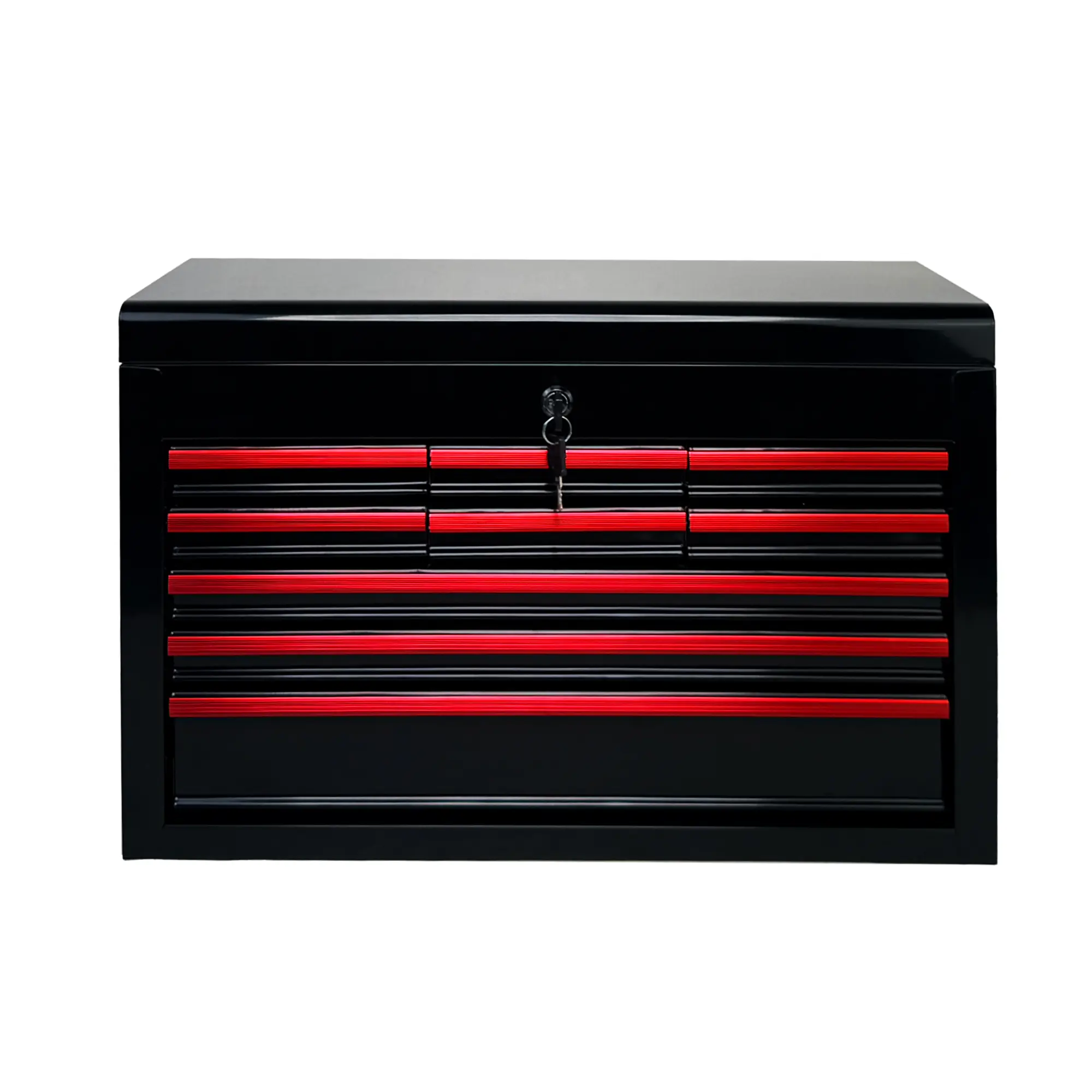 ARCH Heavy Duty Metal Tool Box 24 inch Portable Steel Tool Chest with 9 Drawers EVA Liners Ball Bearing Slides Auto-Locking Powder Coated Finish Tool Organizer for Garage Workshop Truck Black, Black Color Options, Steel Material, Product Dimensions: