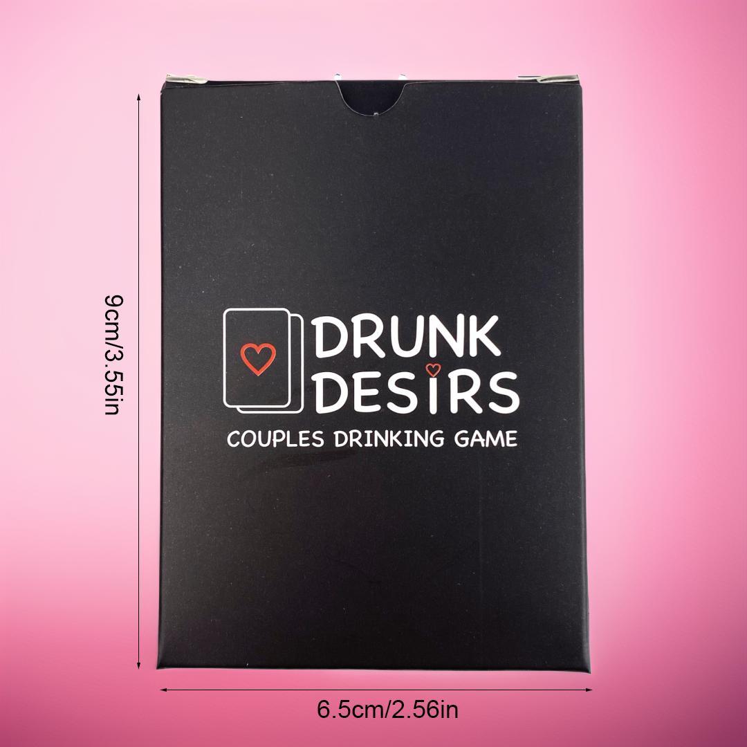 Drunken Card Game, Couples Drinking Game, 1 Box Interactive Couple Card Stock, Suitable for Date Night Party Game Adults Valentine's Day