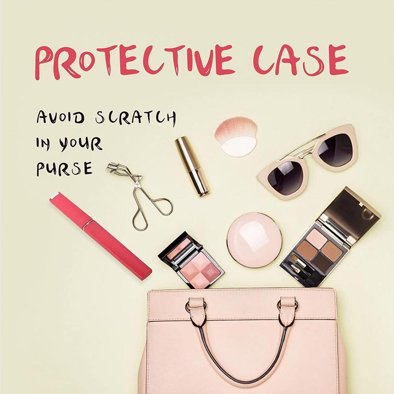 Glass Nail File with Case, Nail File Kit, 3 Counts/6 Counts Professional Glass File, Double-sided Etched Gentle Nail Care Tool for Women & Adults