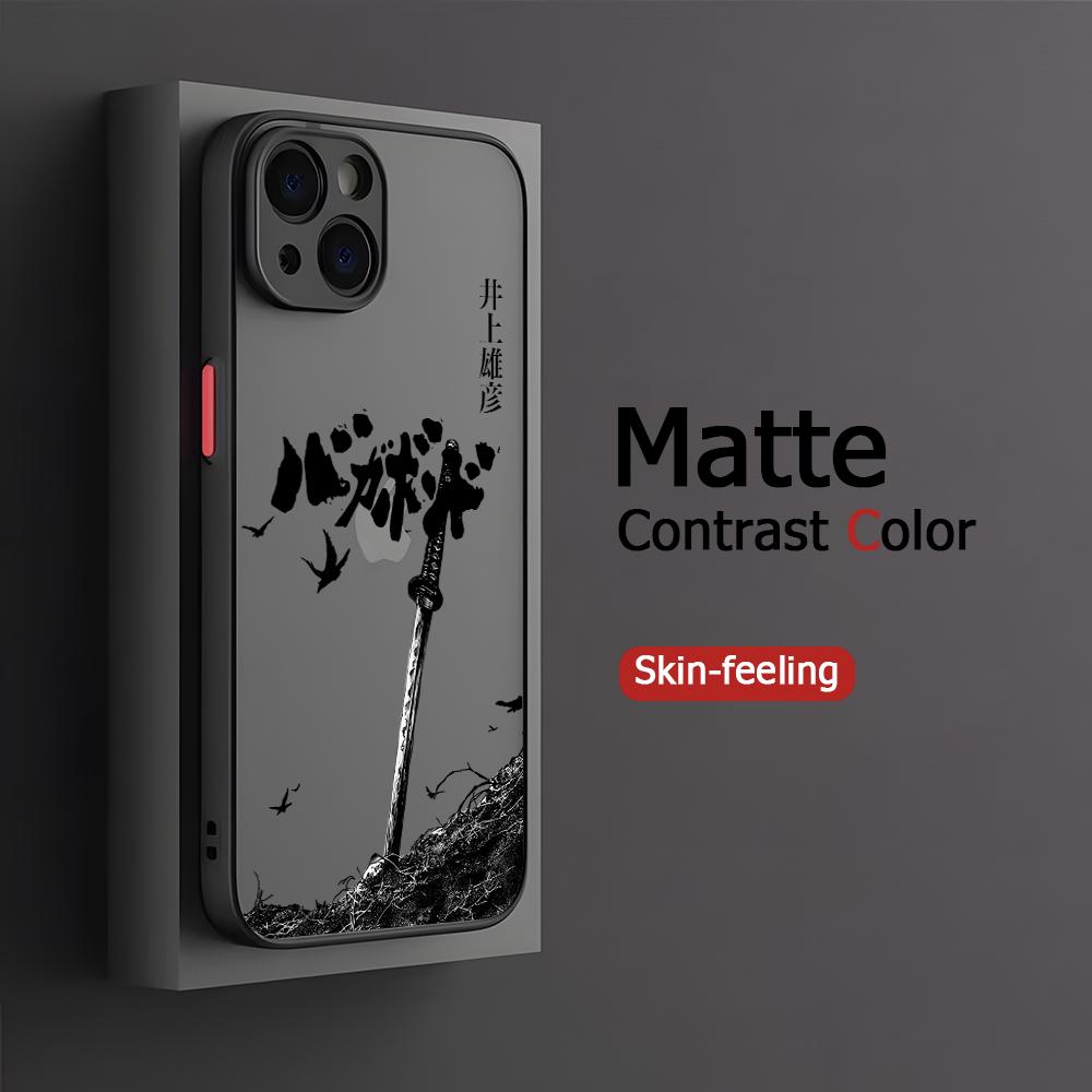 Vagabond Inoue Takehiko Phone Case for iPhone 17 16 15 14 13 12 11 Pro Max X Xs Matte Transparent Hard Cover