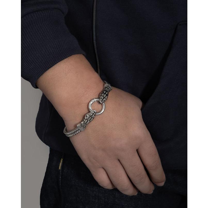 2026 New Men's Retro Punk Stainless Steel Bracelet, Snake Beast & Skull Designs, Perfect Valentine's Day Gift for Him 2026 New Men's Retro Punk Stainless Steel Bracelet, Snake Beast & Skull Designs, Perfect Valentine's Day Gift for Him