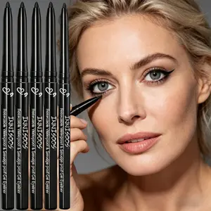 5-Pack Waterproof Eyeliner Pencils, / Options, Long-Lasting, Sweatproof, Quick-Dry, High Pigmentation, Fine Tip for Daily Use