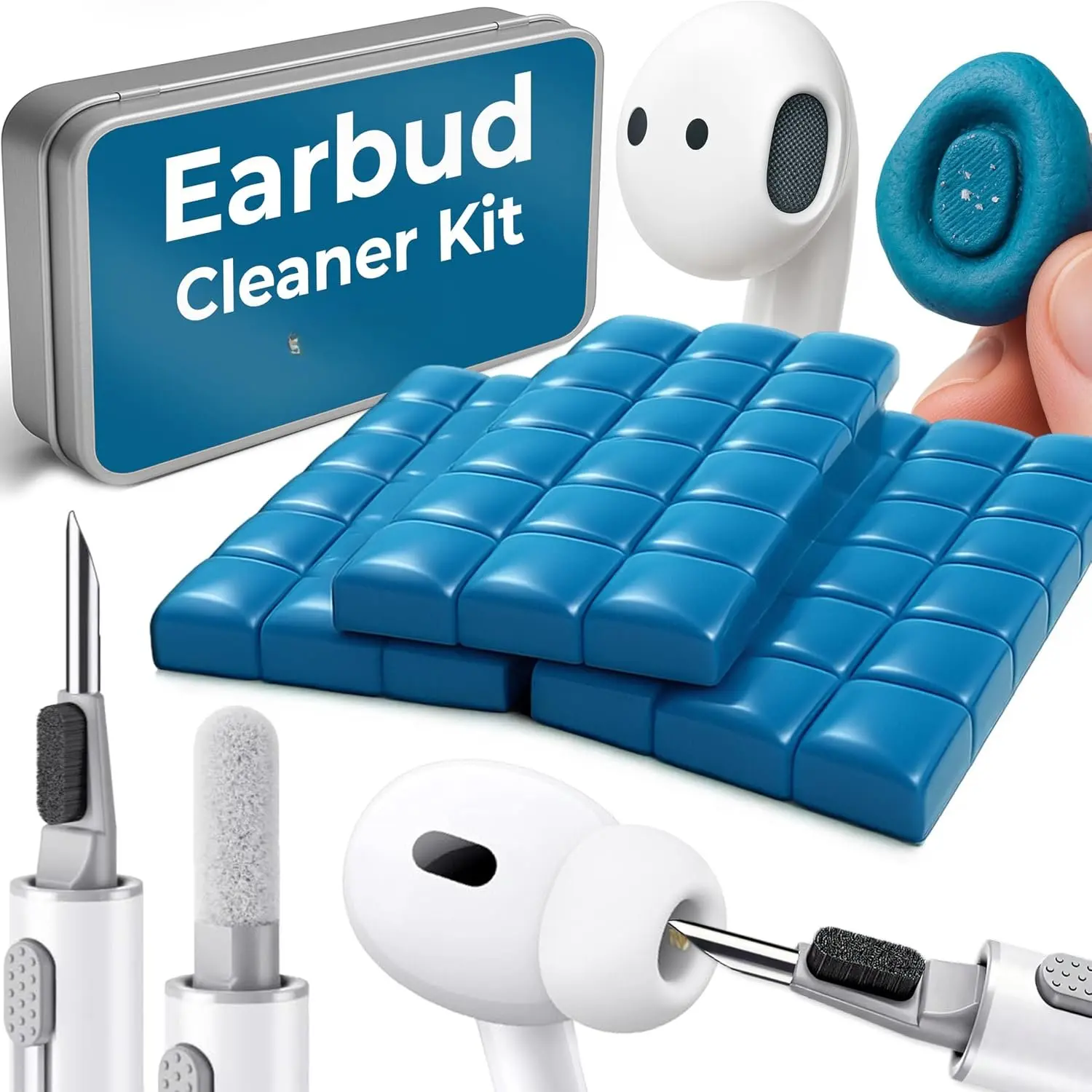 Earbud Cleaner Kit with Cleaning Clay Set